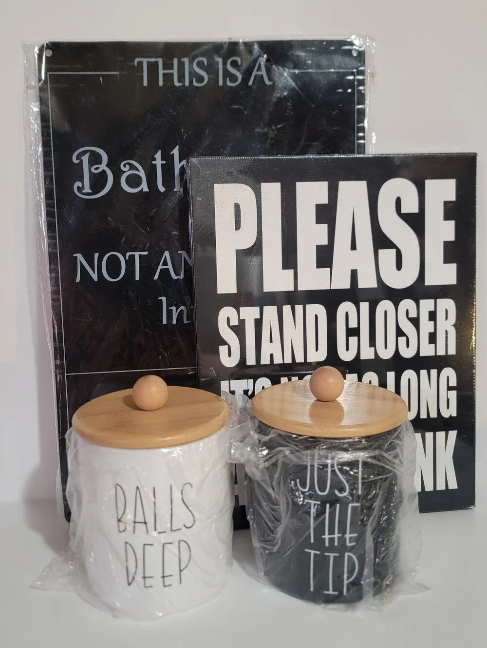 Adult Humor Bathroom Decor/Accessories set